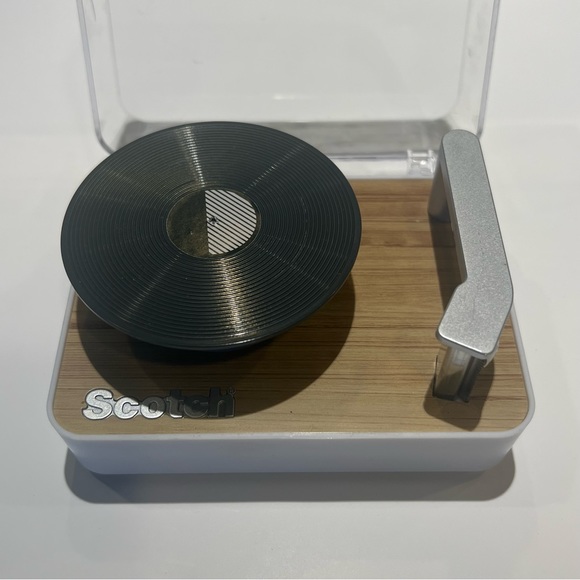 scotch Office Scotch Record Player Tape Dispenser Poshmark